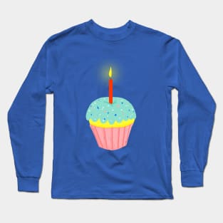 Birthday Cupcake Long Sleeve T-Shirt